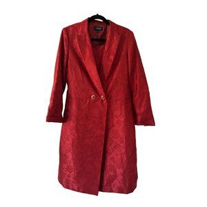 JOHN MEYER Red Dress and Jacket Coat Set Size 10 NEW